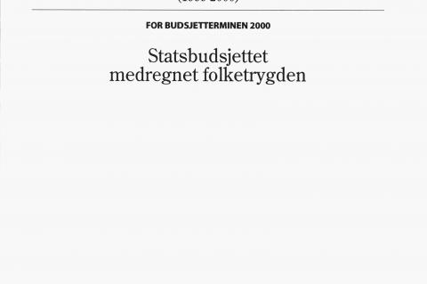Statsbudsjettet 2000